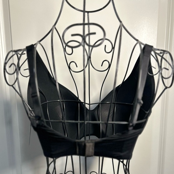 GAP Everyday Wirefree Black V-Neck Bra-34DD - Picture 3 of 4